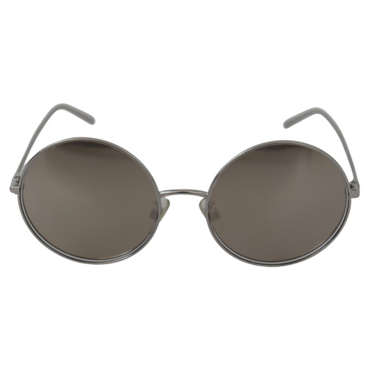 Dolce & Gabbana Chic Silver Grey Lens Sunglasses for Women