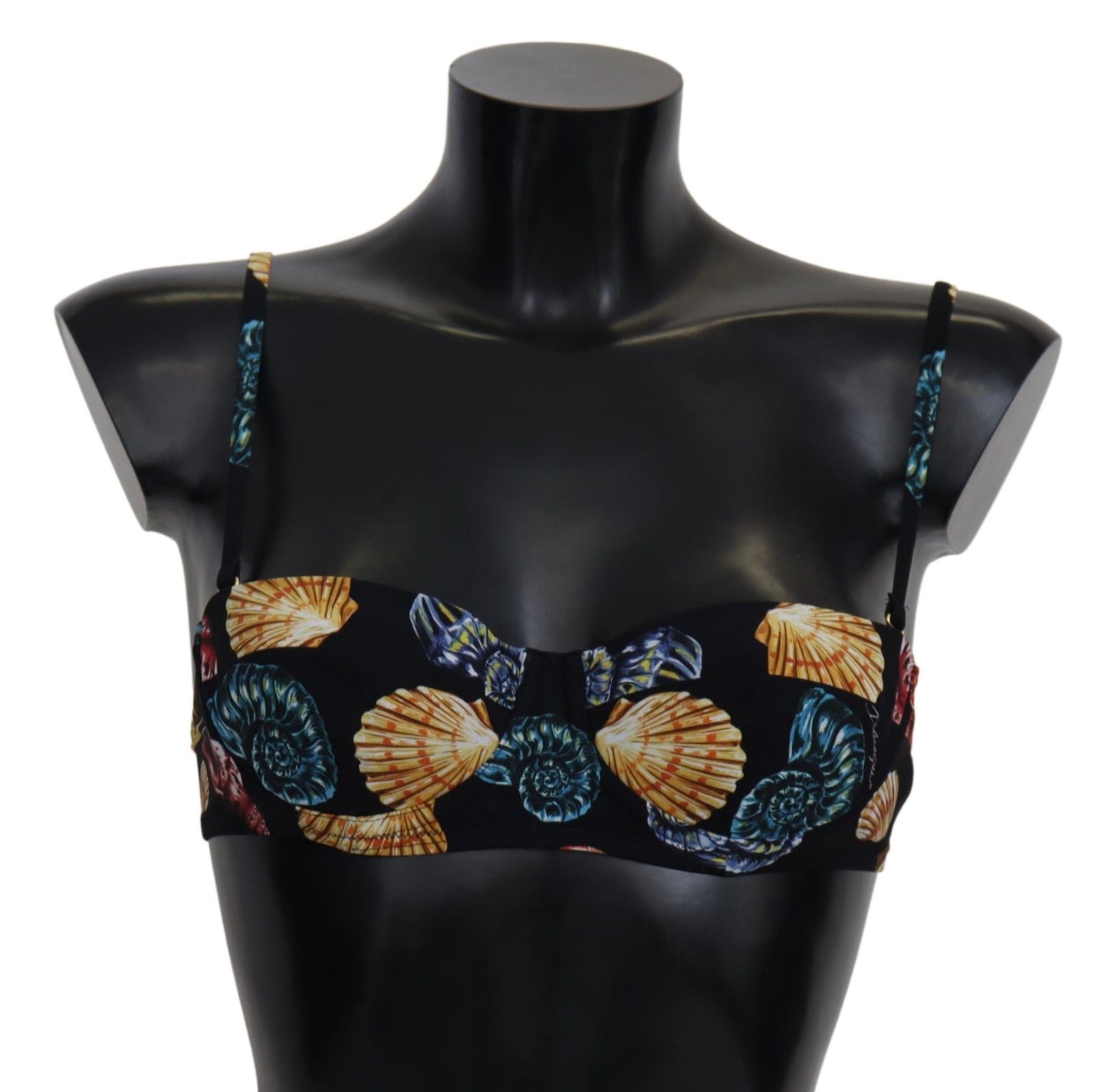 Dolce & Gabbana Chic Seashell-Print Bikini Top