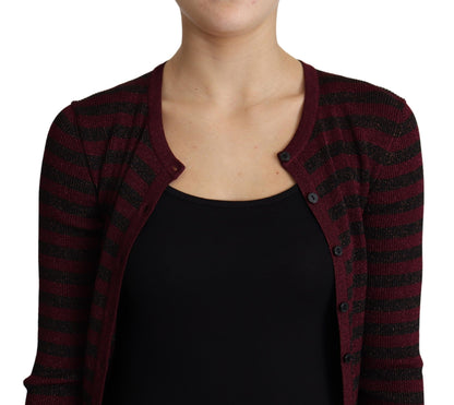 Dolce & Gabbana Elegant Striped Viscose Cardigan