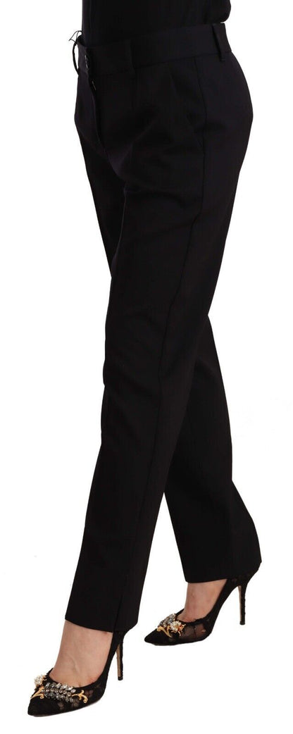 Dolce & Gabbana Elegant Tailored Wool Blend Trousers