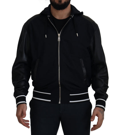 Dolce & Gabbana Elegant Black Bomber Blouson Jacket