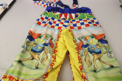 Dolce & Gabbana Multicolor High Waist Snow Pants