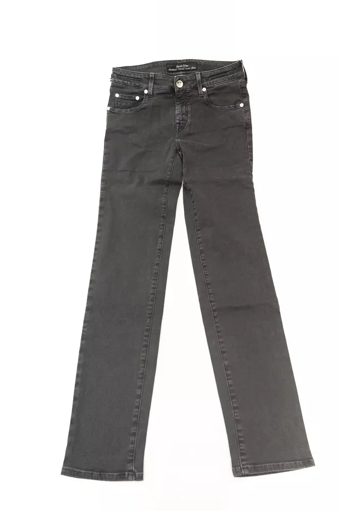 Jacob Cohen Black Cotton Women Jeans