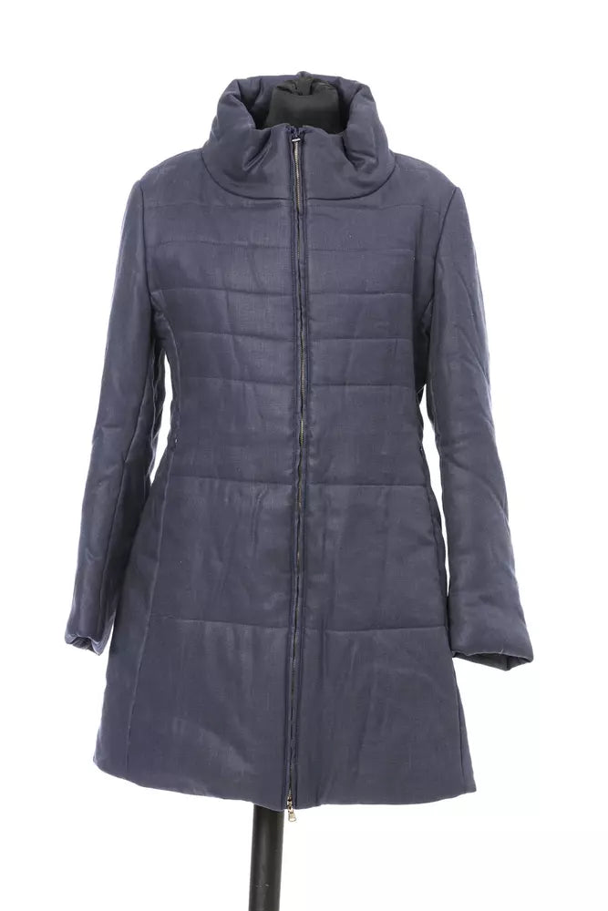 Jacob Cohen Blue Cotton-Like Women Jacket