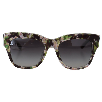 Dolce & Gabbana Elegant Black Multicolor Gradient Sunglasses