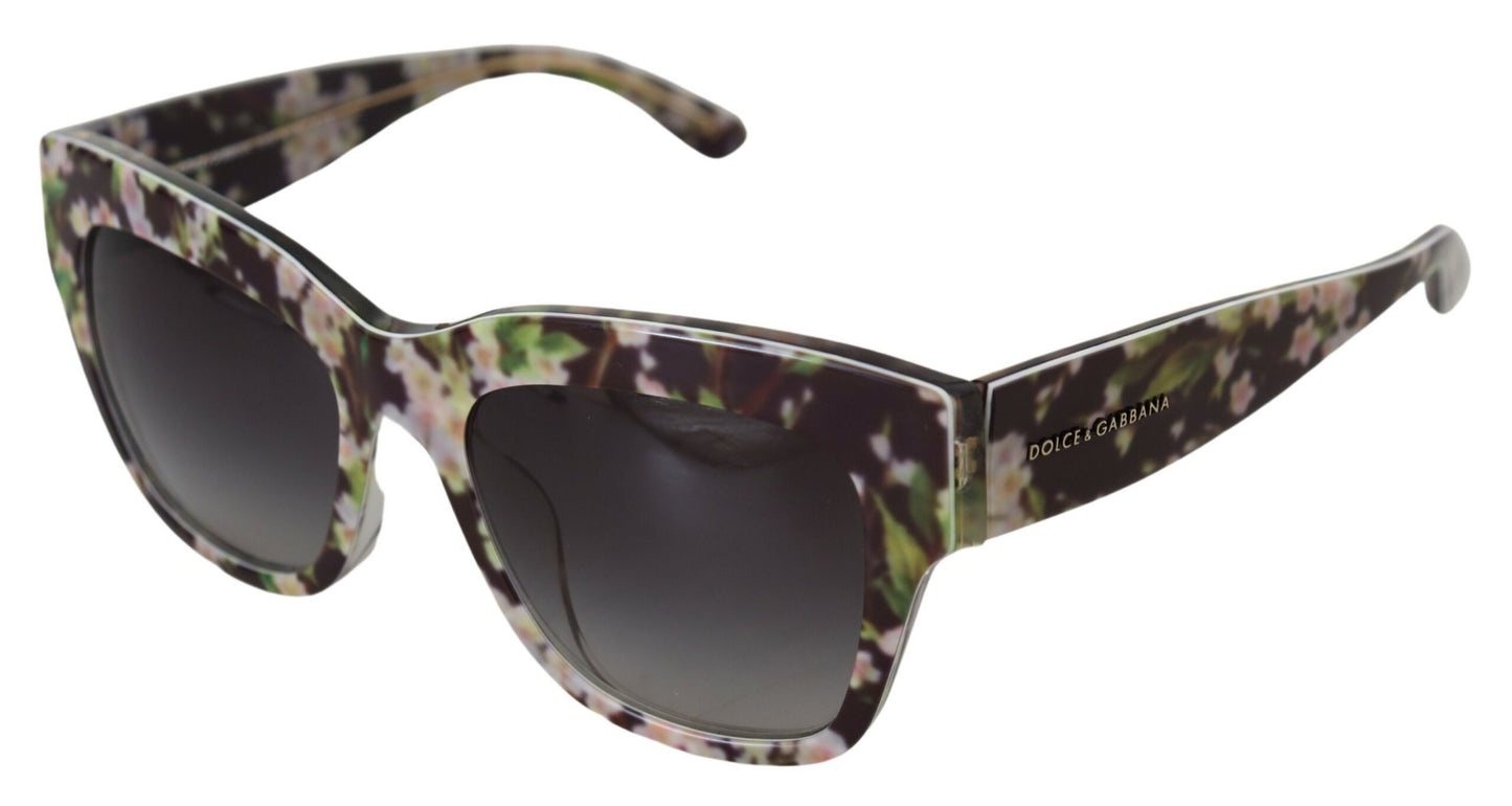 Dolce & Gabbana Elegant Black Multicolor Gradient Sunglasses