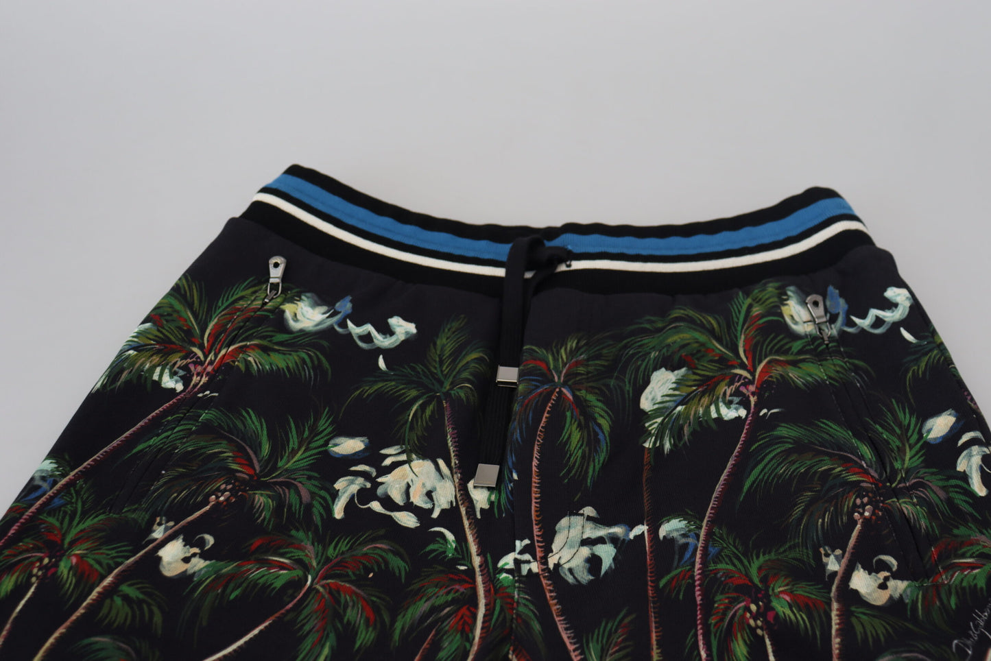 Dolce & Gabbana Volcano Print Casual Knee-Length Shorts