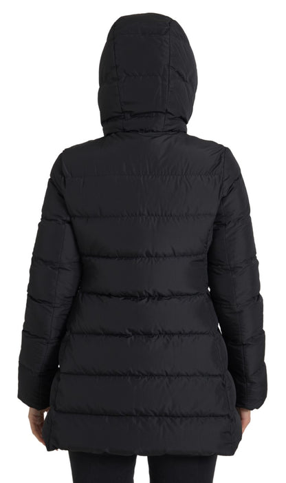 Dolce & Gabbana Elegant Full Zip Black Hooded Jacket