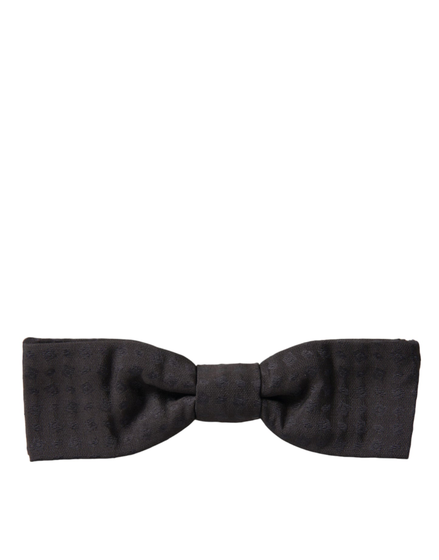 Dolce & Gabbana Elegant Brown Fantasy Silk Bow Tie