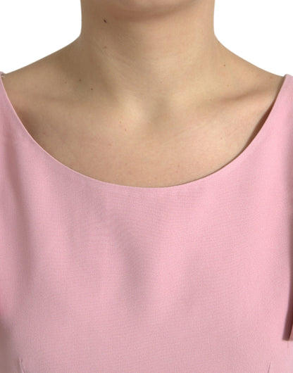 Dolce & Gabbana Chic Pink Bell Sleeve Top