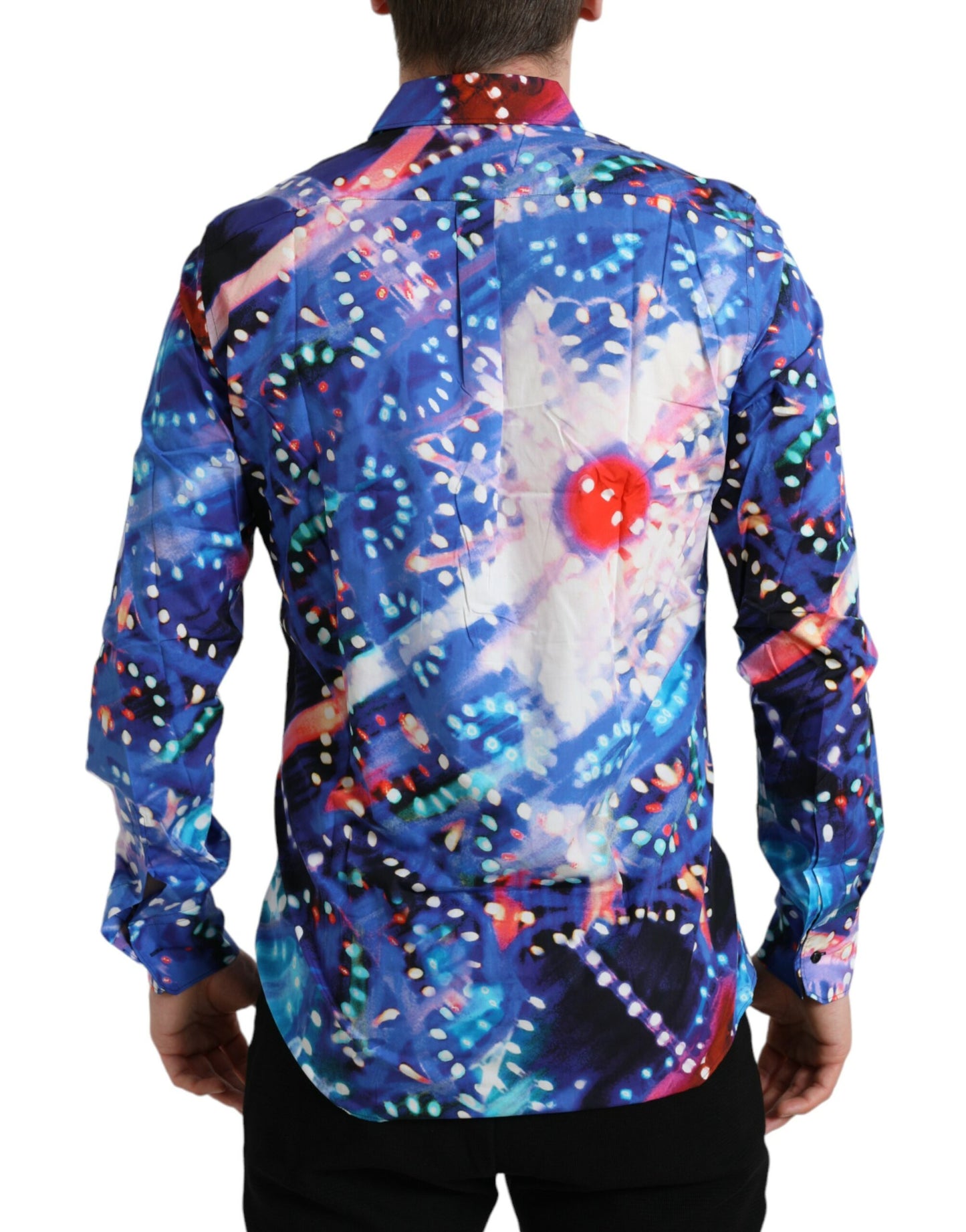 Dolce & Gabbana Multicolor Luminarie Slim MARTINI Shirt