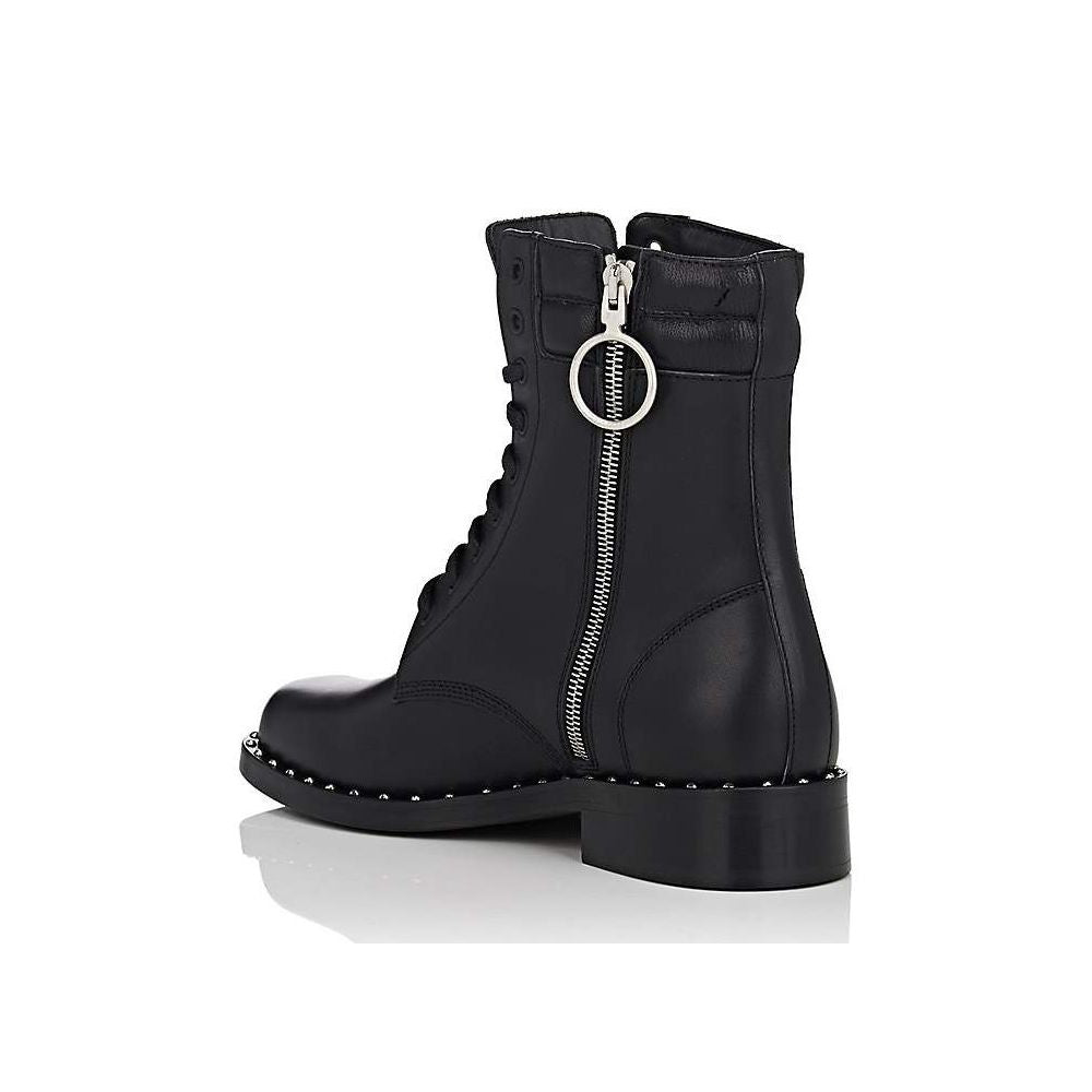 Off-White Black Calfskin Women Boot