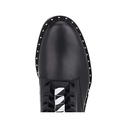 Off-White Black Calfskin Women Boot