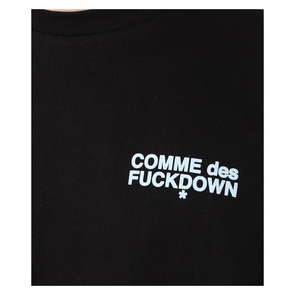 Comme Des Fuckdown Black Cotton T-Shirt