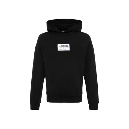 Comme Des Fuckdown Black Cotton Sweater