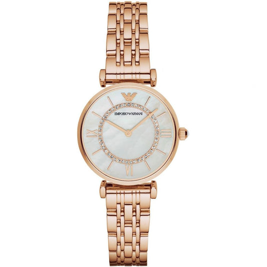 Armani Rose Gold Steel Watch