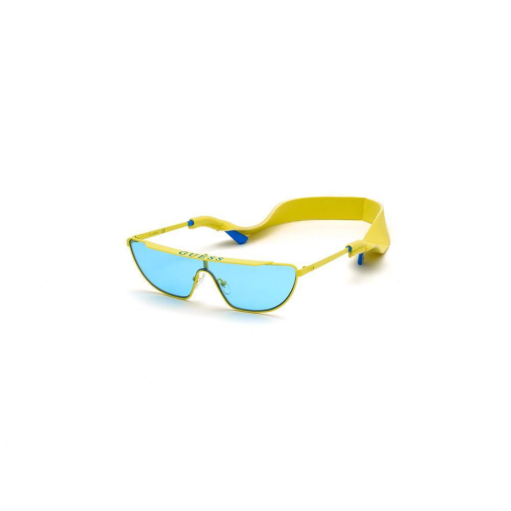 Guess Yellow Metal Sunglasses