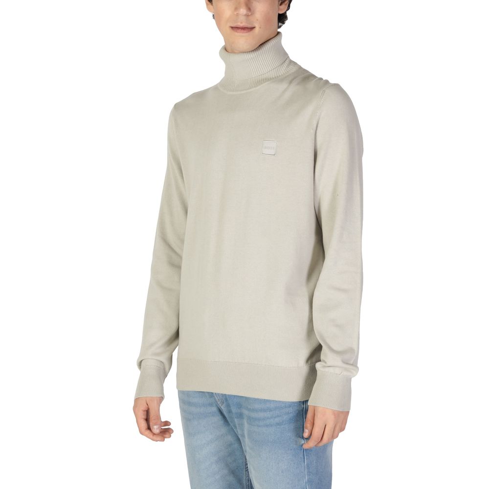 Hugo Boss Beige Cotton Sweater