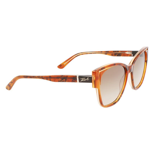 Karl Lagerfeld Orange Acetate Sunglasses