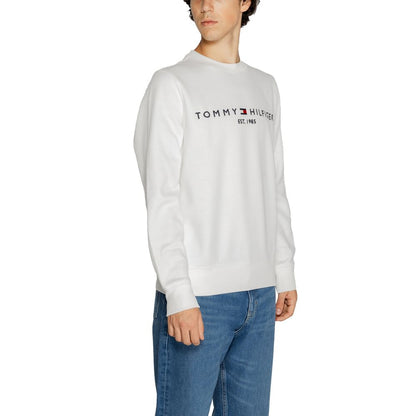 Tommy Hilfiger White Cotton Cotton Sweater