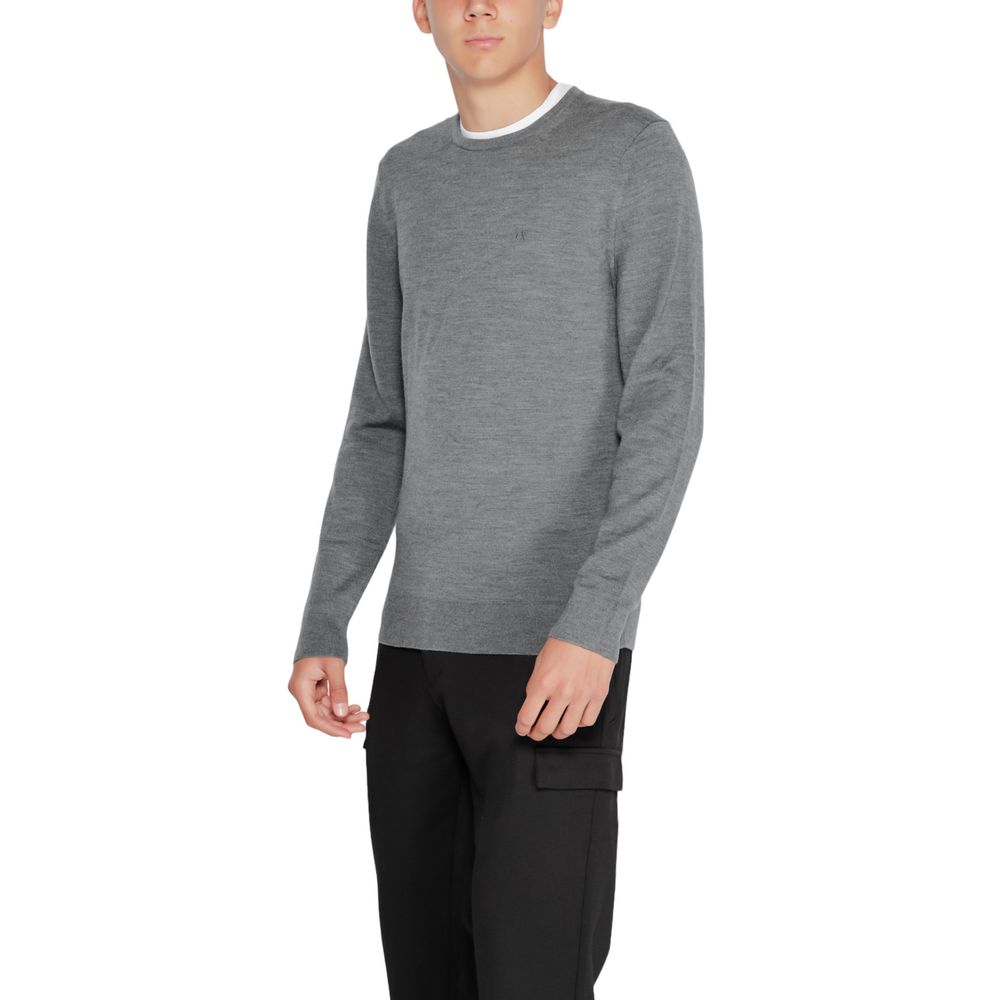 Calvin Klein Gray Wool Wool T-Shirt