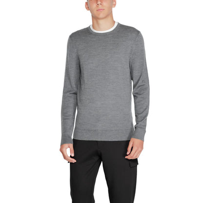 Calvin Klein Gray Wool Wool T-Shirt