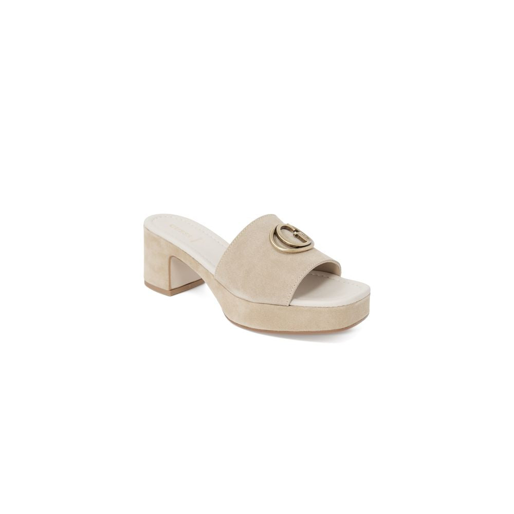 Guess Beige Suede Sandal