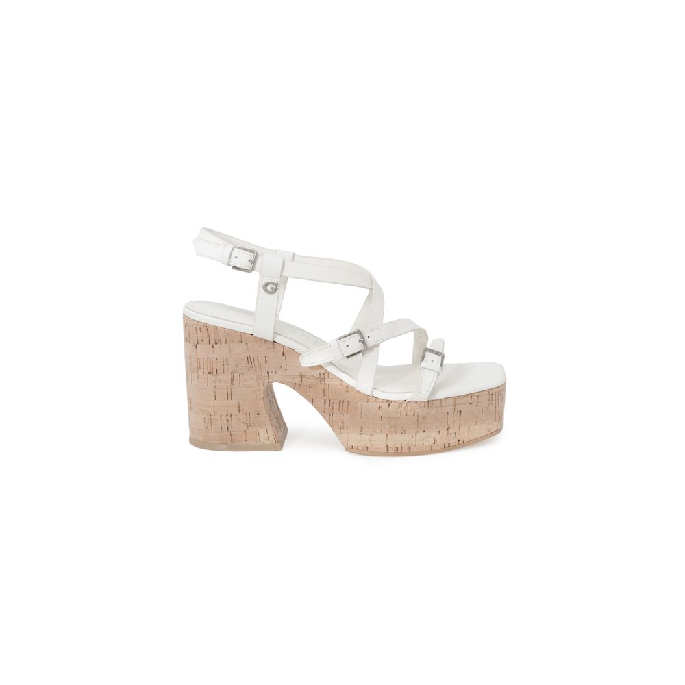 Guess Beige Leather Sandal