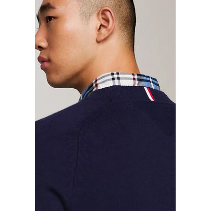 Tommy Hilfiger Blue Cotton Sweater