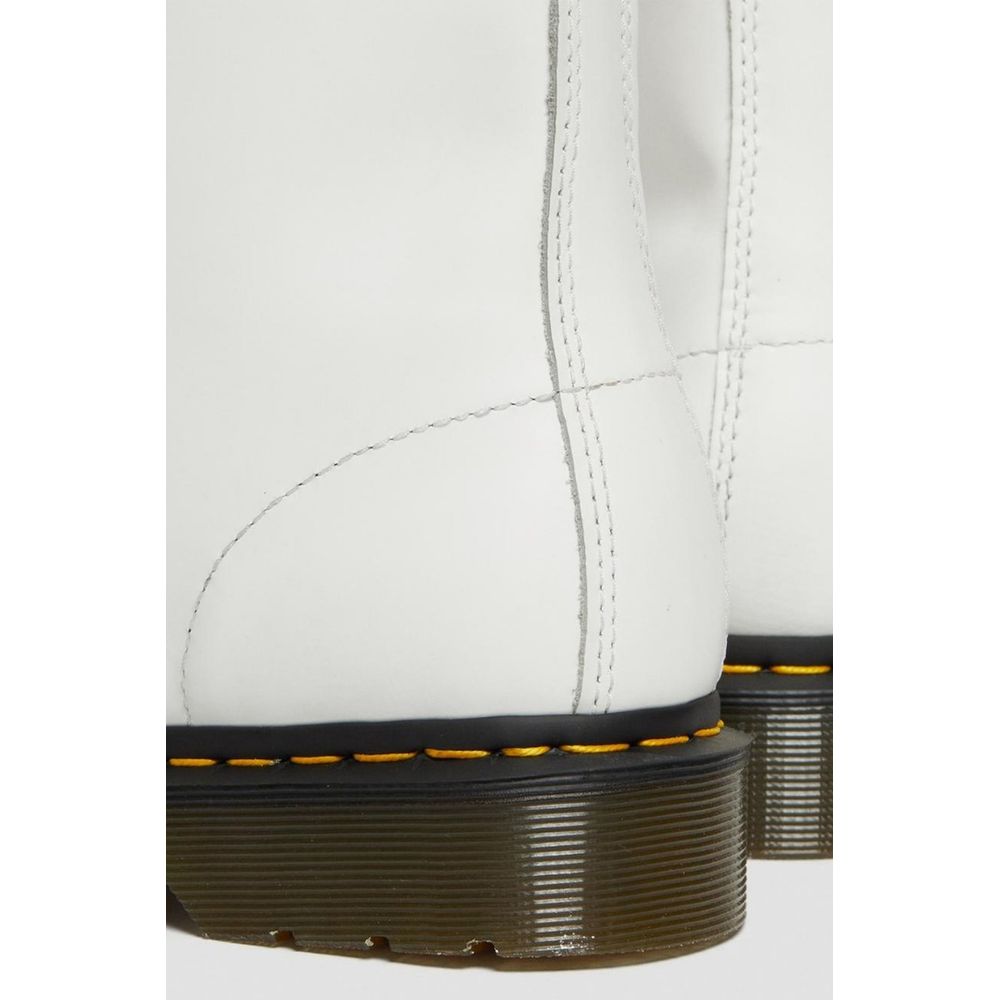 Dr. Martens White Leather Boot