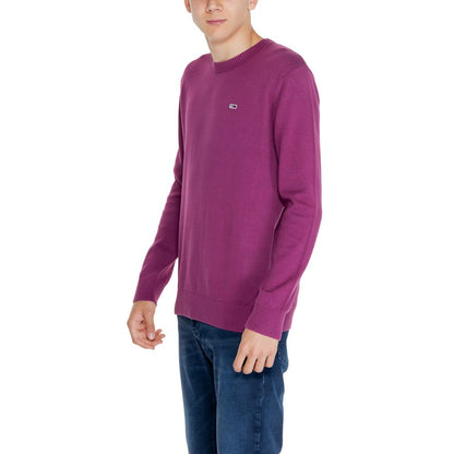 Tommy Hilfiger Jeans Purple Organic Cotton Sweater