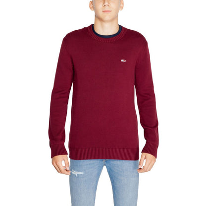 Tommy Hilfiger Jeans Bordeaux Cotton Cotton Sweater