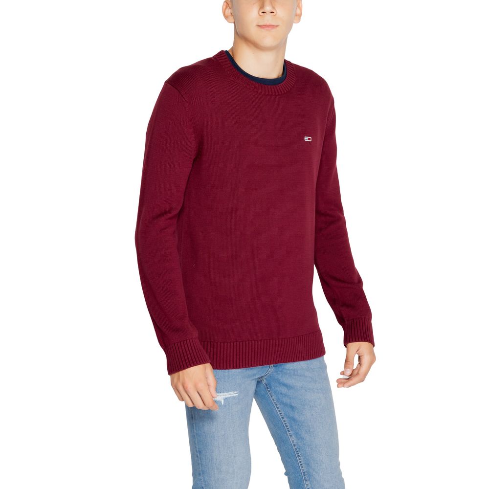 Tommy Hilfiger Jeans Bordeaux Cotton Cotton Sweater