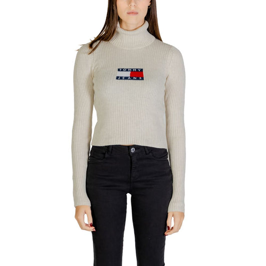 Tommy Hilfiger Jeans Beige Polyester Polyester Sweater