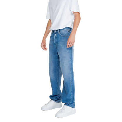 Replay Blue Cotton Jeans & Pant