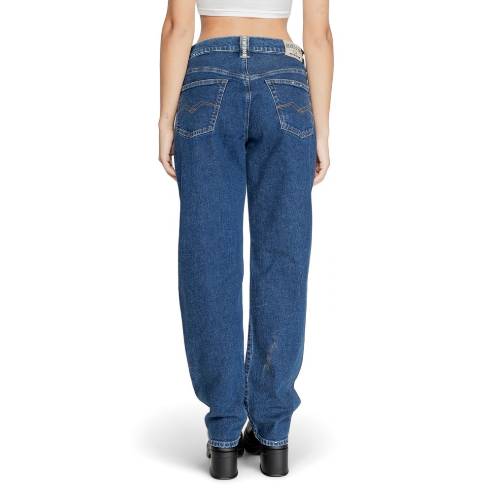 Replay Blue Cotton Jeans & Pant