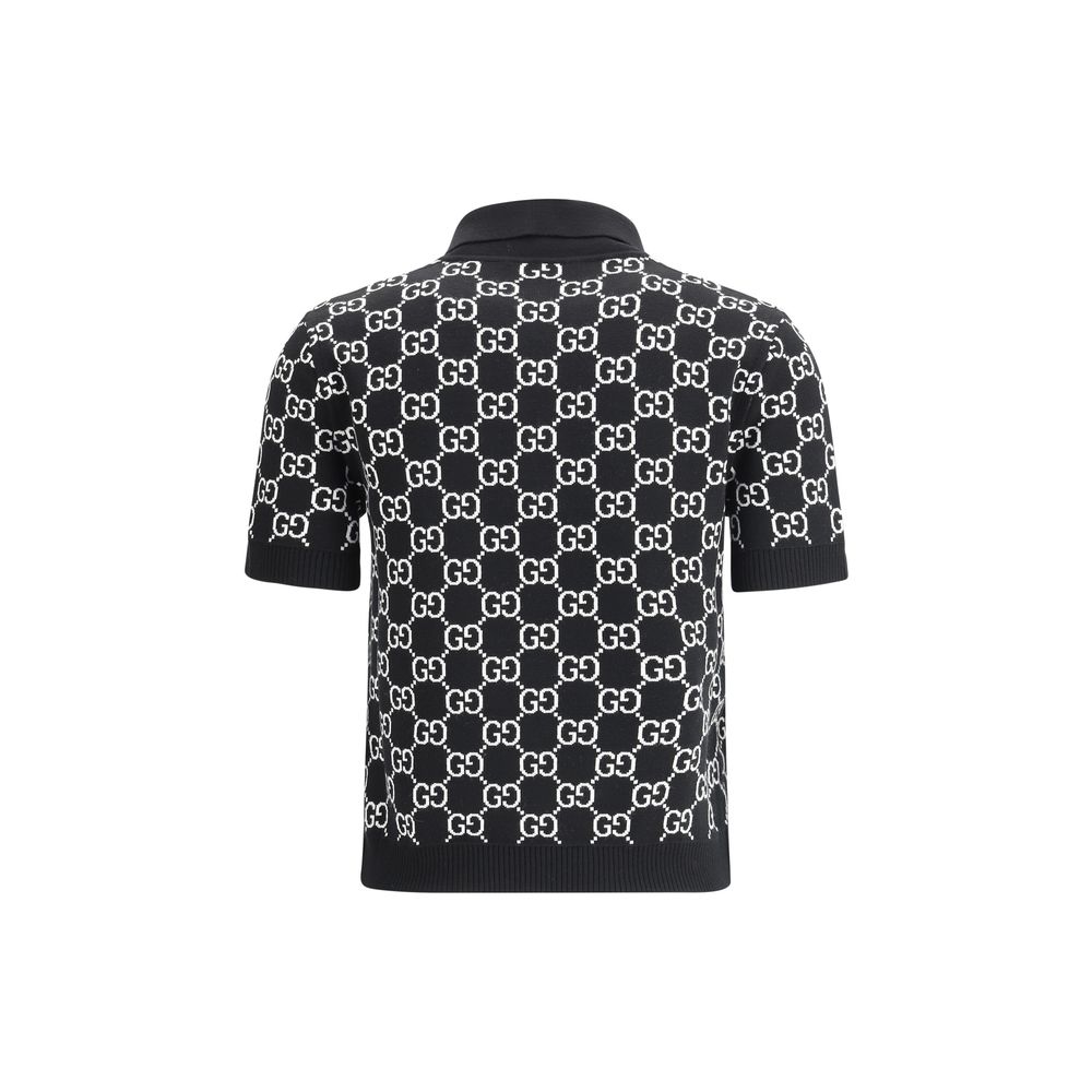 Gucci GG wool jacquard Polo Top