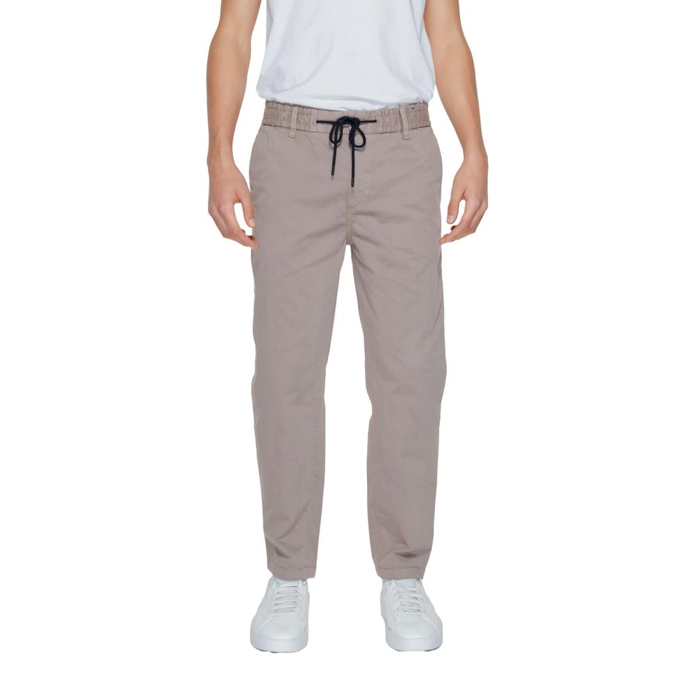 Hugo Boss Brown Cotton Jeans & Pant