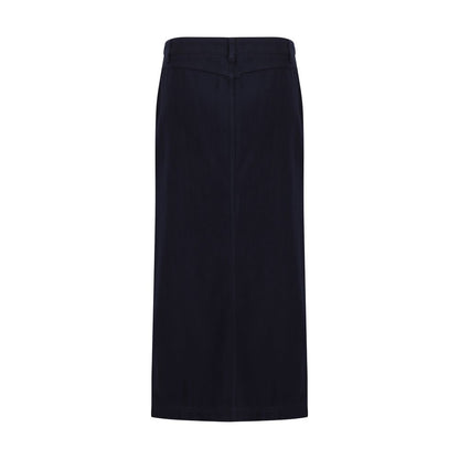 Giorgio Armani Blue Cotton Skirt