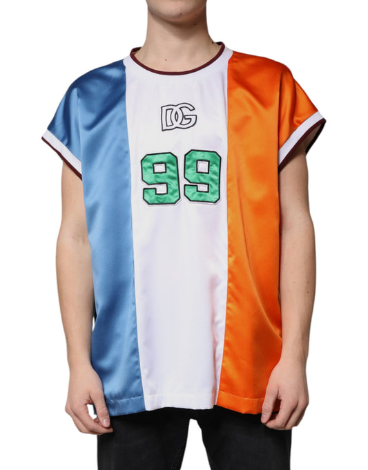 Dolce & Gabbana Multicolor Jersey Tank Sleeveless T-shirt