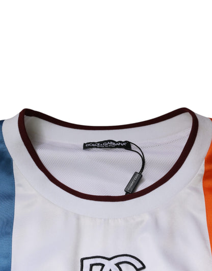 Dolce & Gabbana Multicolor Jersey Tank Sleeveless T-shirt