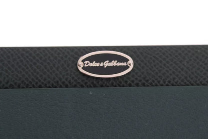 Dolce & Gabbana Green Leather Mouse Pad