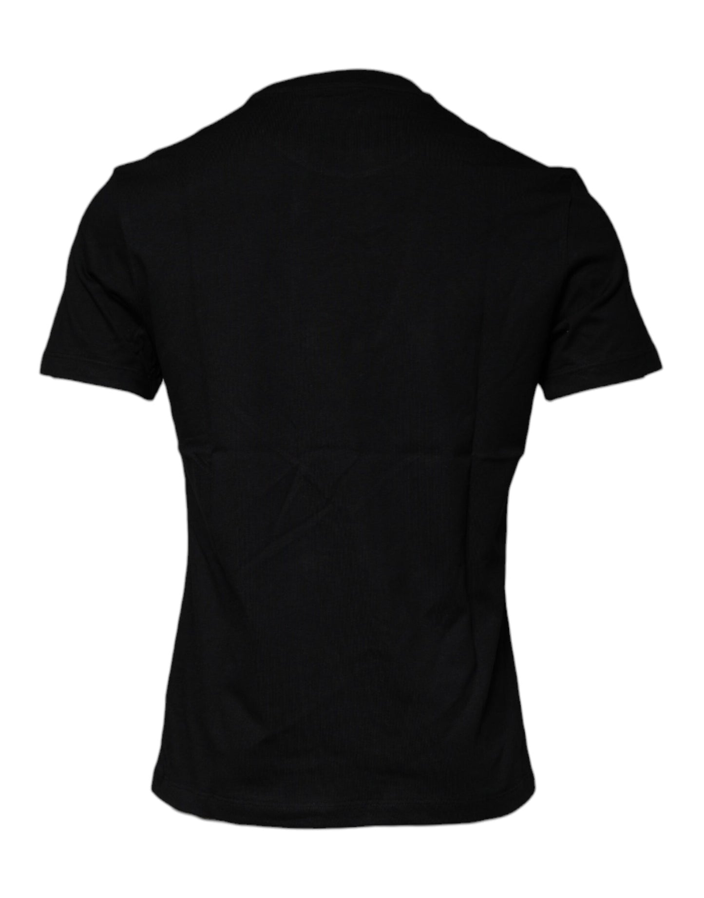 Versace Black Medusa Print Cotton Crew Neck T-shirt