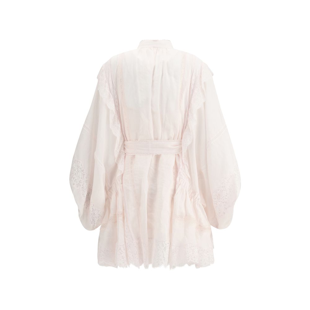 Zimmermann Mini Crush Lace Billow Dress