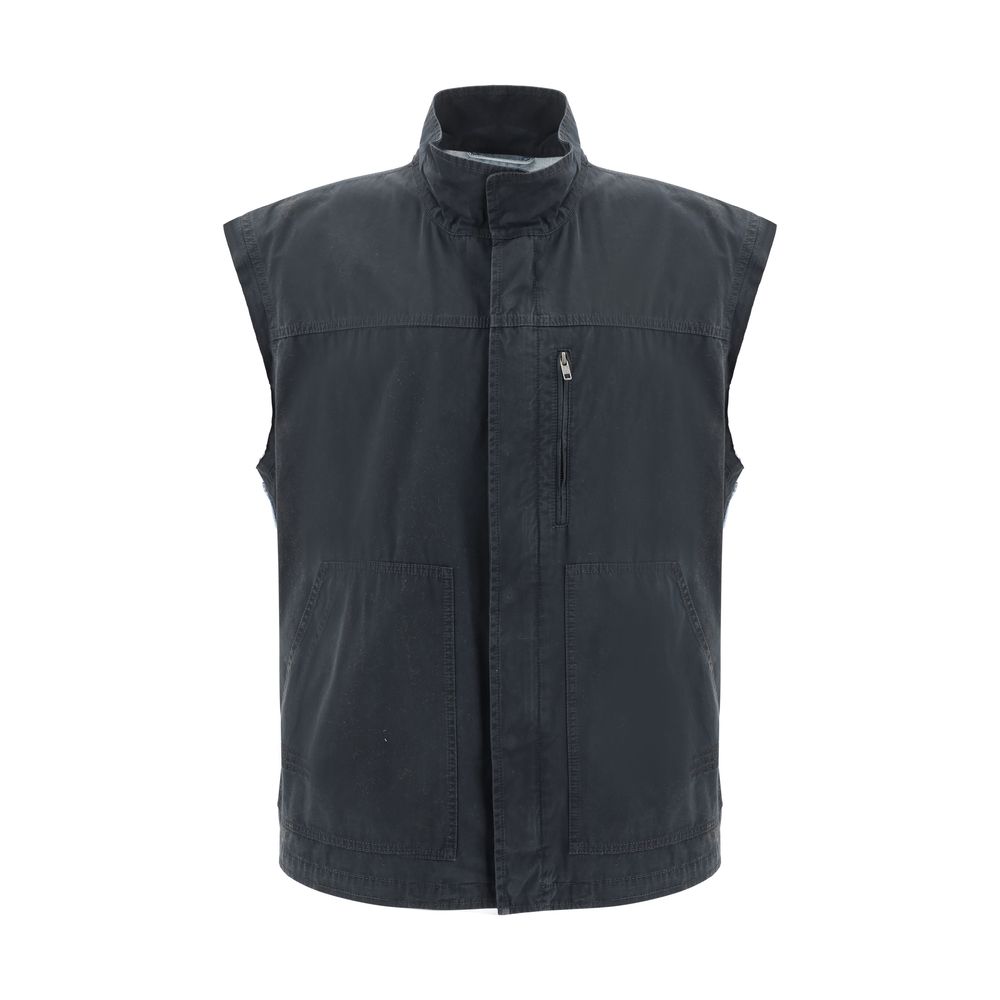 MM6 Double Woven Vest