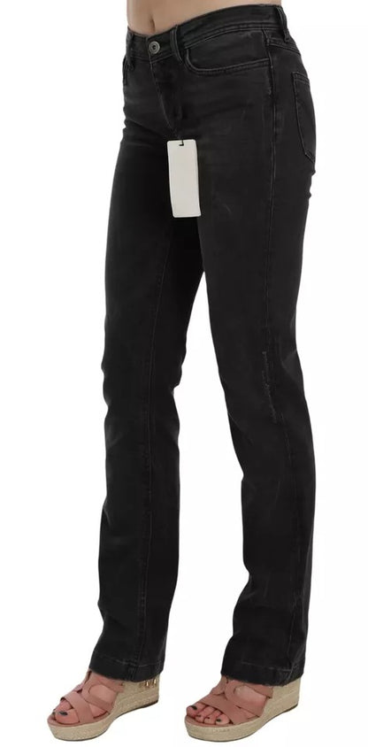 Dolce & Gabbana Black Slim Fit Cotton Jeans D&G Pants