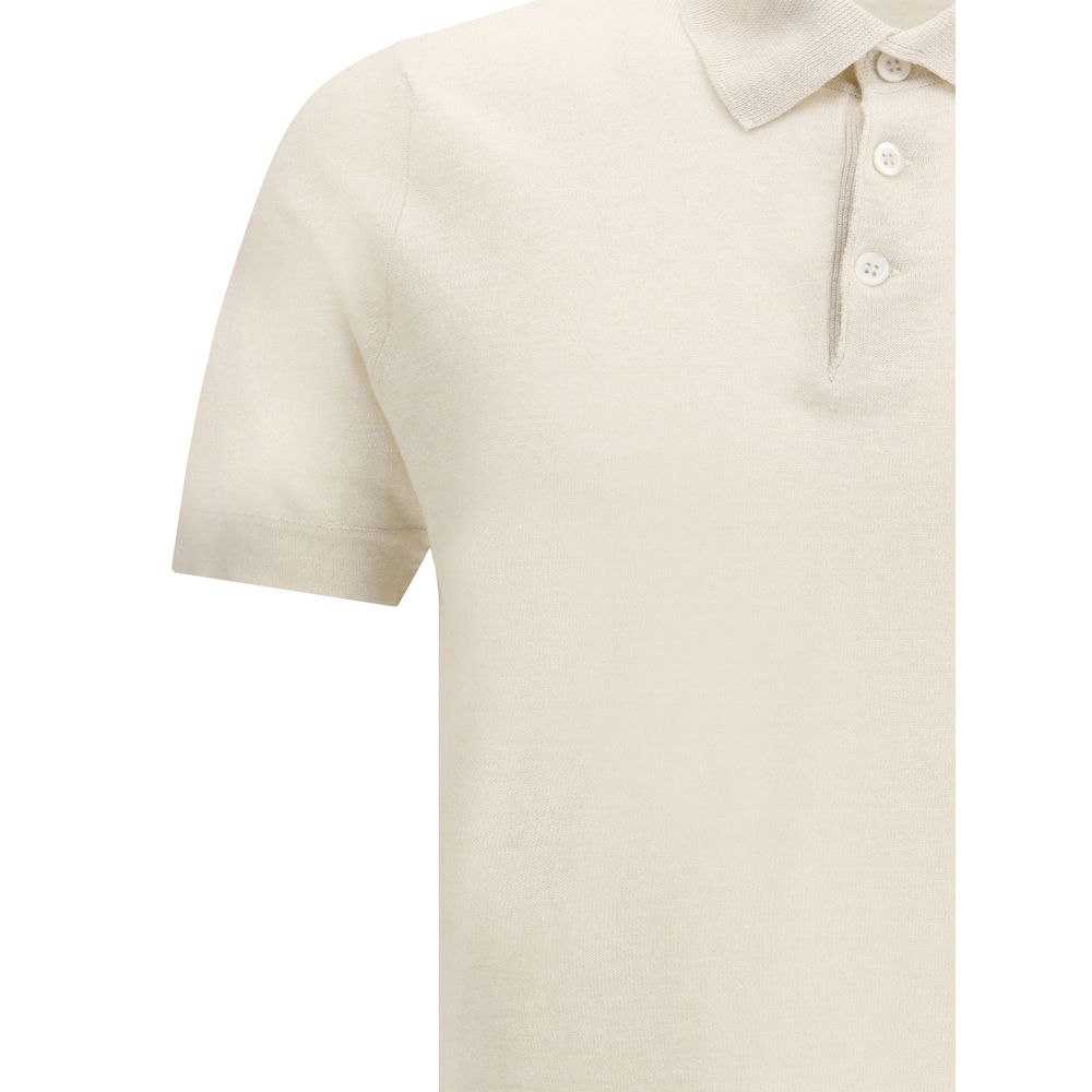 Brunello Cucinelli Linen Polo Shirt