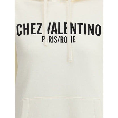 Valentino Logo Cotton Hoodie