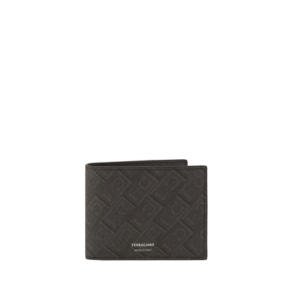 Ferragamo Gancini pattern leather Wallet