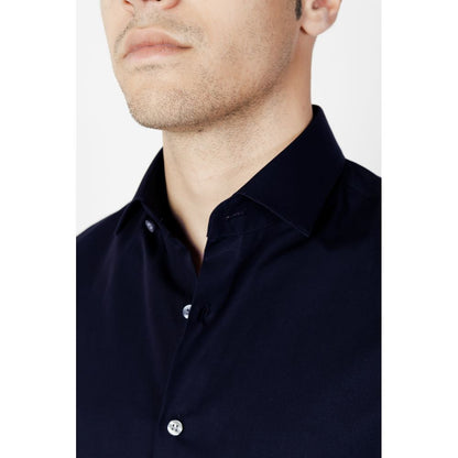 Calvin Klein Blue Cotton Shirt